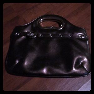 Cute bronze handbag.